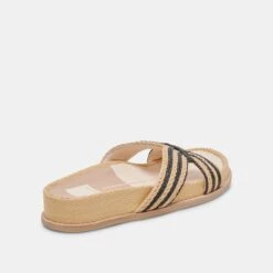 SELDA SANDALS NATURAL BLACK RAFFIA(Selda Sandals Natural Black Raffia) -Dolce Vita Shop DOLCEVITA SANDALS SELDA NATURAL BLACKRAFFIA 03