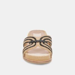 SELDA SANDALS NATURAL BLACK RAFFIA(Selda Sandals Natural Black Raffia) -Dolce Vita Shop DOLCEVITA SANDALS SELDA NATURAL BLACKRAFFIA 04