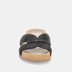 SELDA WIDE SANDALS ONYX RAFFIA(Selda Wide Sandals Onyx Raffia) -Dolce Vita Shop DOLCEVITA SANDALS SELDA ONYXRAFFIA 04 cda9bf64 6253 4bb6 90ac da4c737e138d