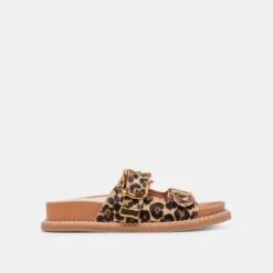 SEVANA SANDALS DK LEOPARD CALF HAIR(Sevana Sandals Dk Leopard Calf Hair)