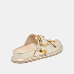SEVANA SANDALS LIGHT GOLD DISTRESSED LEATHER(Sevana Sandals Light Gold Distressed Leather) -Dolce Vita Shop DOLCEVITA SANDALS SEVANA LIGHTGOLDDISTRESSEDLEATHER 03