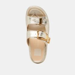 SEVANA SANDALS LIGHT GOLD DISTRESSED LEATHER(Sevana Sandals Light Gold Distressed Leather) -Dolce Vita Shop DOLCEVITA SANDALS SEVANA LIGHTGOLDDISTRESSEDLEATHER 06