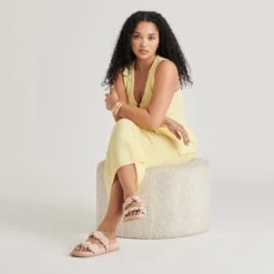 SHERLA SANDALS PRALINE RAFFIA(Sherla Sandals Praline Raffia) -Dolce Vita Shop DOLCEVITA SANDALS SHERLA PRALINERAFFIA ONFOOT 01