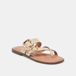 SHORE SANDALS IVORY LEATHER(Shore Sandals Ivory Leather) -Dolce Vita Shop DOLCEVITA SANDALS SHORE IVORYLEATHER 01