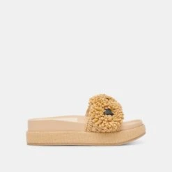 SIDONA FLOWER SANDALS LT NATURAL RAFFIA(Sidona Flower Sandals Lt Natural Raffia)