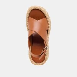 SKYLAR WEDGES BROWN LEATHER(Skylar Wedges Brown Leather) -Dolce Vita Shop DOLCEVITA SANDALS SKYLAR BROWNLEATHER 06