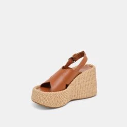 SKYLAR WEDGES BROWN LEATHER(Skylar Wedges Brown Leather) -Dolce Vita Shop DOLCEVITA SANDALS SKYLAR BROWNLEATHER 08