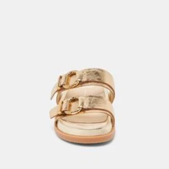 SOYA SANDALS GOLD DISTRESSED LEATHER(Soya Sandals Gold Distressed Leather) -Dolce Vita Shop DOLCEVITA SANDALS SOYA GOLDDISTRESSEDLEATHER 04