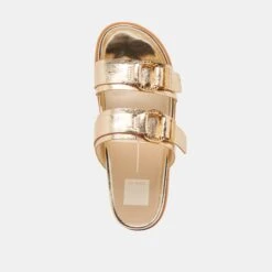 SOYA SANDALS GOLD DISTRESSED LEATHER(Soya Sandals Gold Distressed Leather) -Dolce Vita Shop DOLCEVITA SANDALS SOYA GOLDDISTRESSEDLEATHER 06