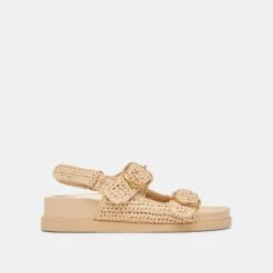 STARLA CROCHET SANDALS NATURAL KNIT(Starla Crochet Sandals Natural Knit)