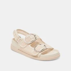 STARLA MESH SANDALS CREME WOVEN MESH(Starla Mesh Sandals Creme Woven Mesh) -Dolce Vita Shop DOLCEVITA SANDALS STARLAMESH CREMEWOVENMESH 01
