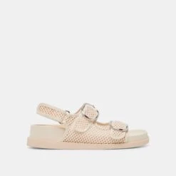 STARLA MESH SANDALS CREME WOVEN MESH(Starla Mesh Sandals Creme Woven Mesh)