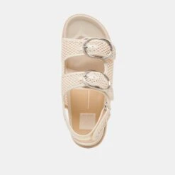 STARLA MESH SANDALS CREME WOVEN MESH(Starla Mesh Sandals Creme Woven Mesh) -Dolce Vita Shop DOLCEVITA SANDALS STARLAMESH CREMEWOVENMESH 06