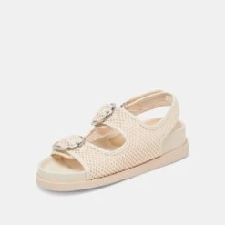 STARLA MESH SANDALS CREME WOVEN MESH(Starla Mesh Sandals Creme Woven Mesh) -Dolce Vita Shop DOLCEVITA SANDALS STARLAMESH CREMEWOVENMESH 08