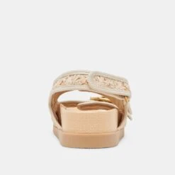 STARLA SANDALS CREME FLORAL RAFFIA(Starla Sandals Creme Floral Raffia) -Dolce Vita Shop DOLCEVITA SANDALS STARLA CREMEFLORAL 05