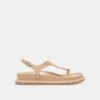 STEFAN GEMSTONE SANDALS BAMBOO SUEDE(Stefan Gemstone Sandals Bamboo Suede)
