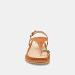 STEFAN GEMSTONE SANDALS CARAMEL SUEDE(Stefan Gemstone Sandals Caramel Suede) -Dolce Vita Shop DOLCEVITA SANDALS STEFANGEMSTONE CARAMELSUEDE 04