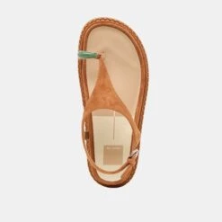 STEFAN GEMSTONE SANDALS CARAMEL SUEDE(Stefan Gemstone Sandals Caramel Suede) -Dolce Vita Shop DOLCEVITA SANDALS STEFANGEMSTONE CARAMELSUEDE 06