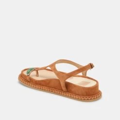 STEFAN GEMSTONE SANDALS CARAMEL SUEDE(Stefan Gemstone Sandals Caramel Suede) -Dolce Vita Shop DOLCEVITA SANDALS STEFANGEMSTONE CARAMELSUEDE 09