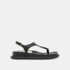 STEFAN SANDALS BLACK LEATHER(Stefan Sandals Black Leather)