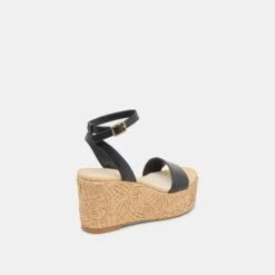 TALISA WEDGES BLACK LEATHER(Talisa Wedges Black Leather) 11 TALISA WEDGES BLACK LEATHER(Talisa Wedges Black Leather) -Dolce Vita Shop DOLCEVITA SANDALS TALISA BLACKLEATHER 03