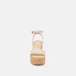 TALISA WEDGES IVORY LEATHER(Talisa Wedges Ivory Leather) -Dolce Vita Shop DOLCEVITA SANDALS TALISA IVORYLEATHER 04