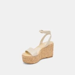 TALISA WEDGES IVORY LEATHER(Talisa Wedges Ivory Leather) -Dolce Vita Shop DOLCEVITA SANDALS TALISA IVORYLEATHER 08