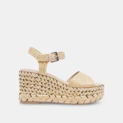 TIAGO WEDGES LT NATURAL RAFFIA - Re:vita(Tiago Wedges Lt Natural Raffia Resale)