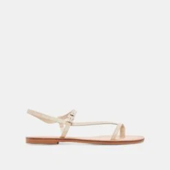 WANDRE SANDALS BONE EMBOSSED LEATHER(Wandre Sandals Bone Embossed Leather)