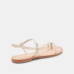WANDRE SANDALS BONE EMBOSSED LEATHER(Wandre Sandals Bone Embossed Leather) -Dolce Vita Shop DOLCEVITA SANDALS WANDRE BONE EMBOSSED LEATHER 03