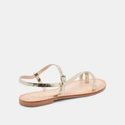 WANDRE SANDALS GOLD DISTRESSED LEATHER(Wandre Sandals Gold Distressed Leather) -Dolce Vita Shop DOLCEVITA SANDALS WANDRE GOLD DISTRESSED LEATHER 03