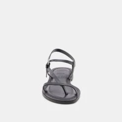 WANDRE SANDALS NOIR EMBOSSED LEATHER(Wandre Sandals Noir Embossed Leather) -Dolce Vita Shop DOLCEVITA SANDALS WANDRE NOIR EMBOSSED LEATHER 04