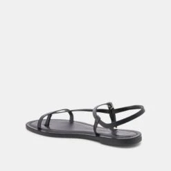 WANDRE SANDALS NOIR EMBOSSED LEATHER(Wandre Sandals Noir Embossed Leather) -Dolce Vita Shop DOLCEVITA SANDALS WANDRE NOIR EMBOSSED LEATHER 09