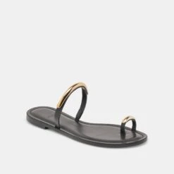 WINK SANDALS BLACK LEATHER(Wink Sandals Black Leather) -Dolce Vita Shop DOLCEVITA SANDALS WINK BLACKLEATHER 01