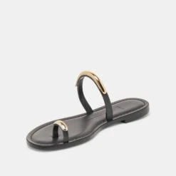 WINK SANDALS BLACK LEATHER(Wink Sandals Black Leather) -Dolce Vita Shop DOLCEVITA SANDALS WINK BLACKLEATHER 08