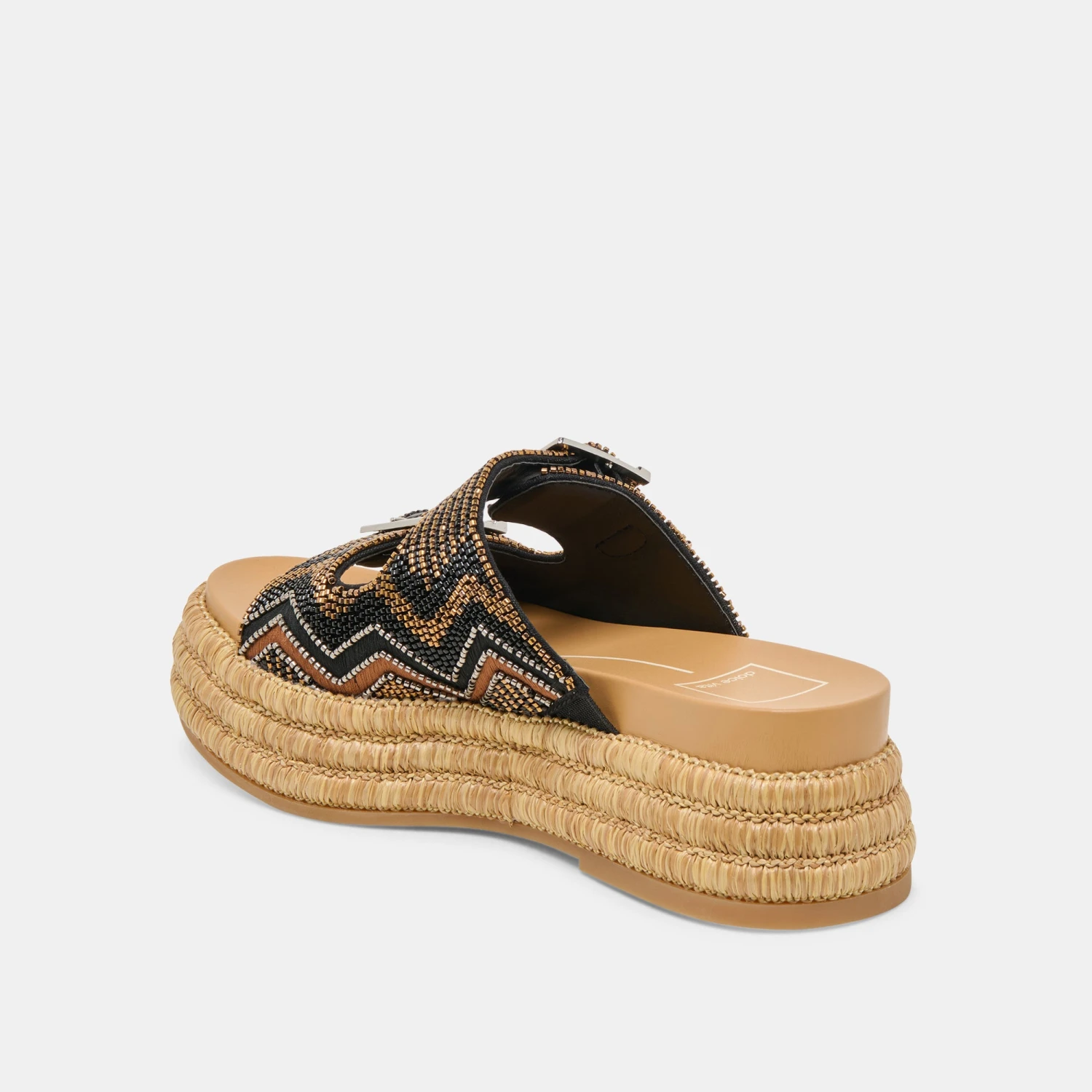 WIXIE SANDALS BLACK MULTI BEADS(Wixie Sandals Black Multi Beads) 5 WIXIE SANDALS BLACK MULTI BEADS(Wixie Sandals Black Multi Beads) - Image 5