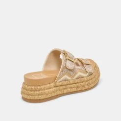 WIXIE SANDALS GOLD MULTI BEADS(Wixie Sandals Gold Multi Beads) -Dolce Vita Shop DOLCEVITA SANDALS WIXIE GOLDMULTIBEADS 03