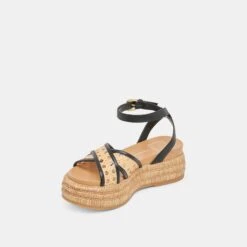 WRILEY SANDALS BLACK WOVEN RAFFIA(Wriley Sandals Black Woven Raffia) -Dolce Vita Shop DOLCEVITA SANDALS WRILEY BLACKWOVENRAFFIA 08
