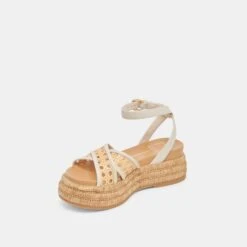 WRILEY SANDALS CREME WOVEN RAFFIA(Wriley Sandals Creme Woven Raffia) -Dolce Vita Shop DOLCEVITA SANDALS WRILEY CREMEWOVENRAFFIA 08