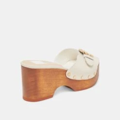 YALAH HEELS OFF WHITE LEATHER(Yalah Heels Off White Leather) -Dolce Vita Shop DOLCEVITA SANDALS YALAH OFFWHITELEATHER 03