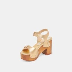 YANDY HEELS GOLD LEATHER(Yandy Heels Gold Leather) -Dolce Vita Shop DOLCEVITA SANDALS YANDY GOLDLEATHER 08