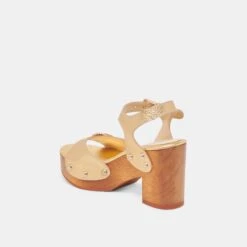 YANDY HEELS GOLD LEATHER(Yandy Heels Gold Leather) -Dolce Vita Shop DOLCEVITA SANDALS YANDY GOLDLEATHER 09