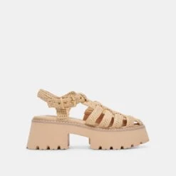 LASLY SANDALS NATURAL KNIT(Lasly Sandals Natural Knit)