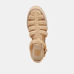 LASLY SANDALS NATURAL KNIT(Lasly Sandals Natural Knit) -Dolce Vita Shop DOLCEVITA SANDAL LASLY NATURALKNIT 06