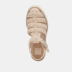 LASLY SANDALS OATMEAL KNIT(Lasly Sandals Oatmeal Knit) -Dolce Vita Shop DOLCEVITA SANDAL LASLY OATMEALKNIT 06