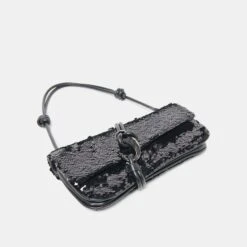 ALICE SHOULDER BAG BLACK SEQUIN(Alice Shoulder Bag Black Sequin) -Dolce Vita Shop DOLCEVITA SHOULDERBAG ALICE L BLACKSEQUIN 3