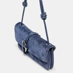 ALICE SHOULDER BAG NAVY SUEDE(Alice Shoulder Bag Navy Suede) -Dolce Vita Shop DOLCEVITA SHOULDERBAG ALICE NAVYSUEDE 5