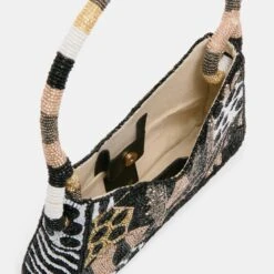 AMELIA SHOULDER BAG DARK MULTI BEADED(Amelia Shoulder Bag Dark Multi Beaded) -Dolce Vita Shop DOLCEVITA SHOULDERBAG AMELIA MULTIBEADING 4