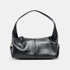BILLY SHOULDER BAG BLACK LEATHER(Billy Shoulder Bag Black Leather)