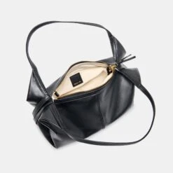 BILLY SHOULDER BAG BLACK LEATHER(Billy Shoulder Bag Black Leather) -Dolce Vita Shop DOLCEVITA SHOULDERBAG BILLY BLACKLEATHER 6